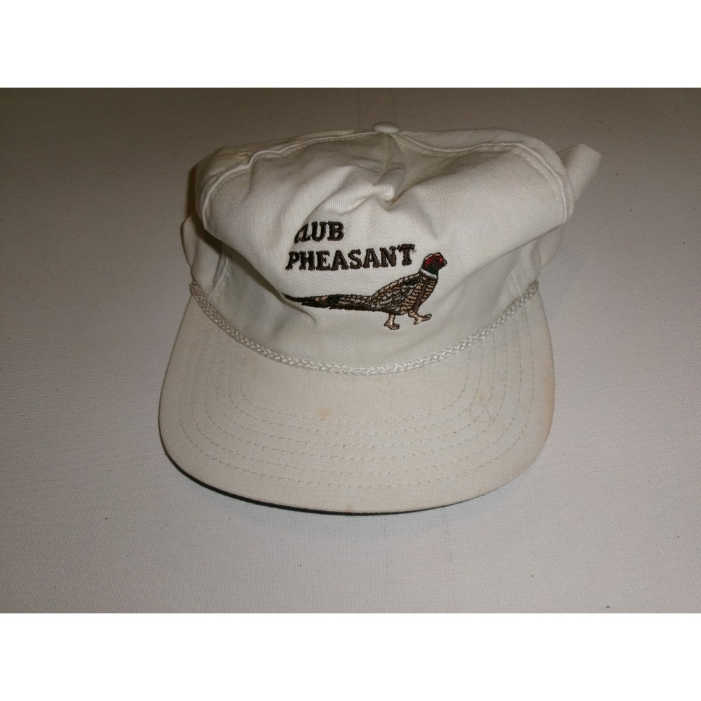 CLUB PHEASANT USA MADE 90S SNAPBACK BEACH GOLF Y2K 00S HAT CAP VINTAGE S1